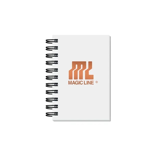 100 lined sheets wire bound journal with sturdy heavyweight cover. Available... from ASI 98360 WOWLine