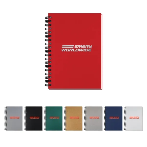 100 lined sheets wire bound journal with sturdy heavyweight cover. Available... from ASI 98360 WOWLine