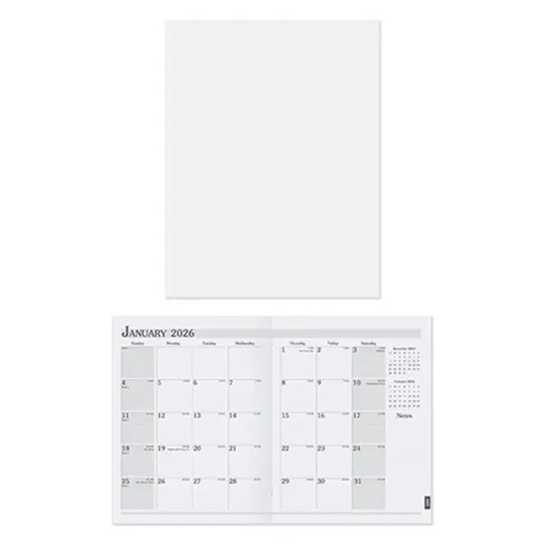 8 1/4" x 10 3/4" full color monthly planner with 14... from ASI 98360 WOWLine