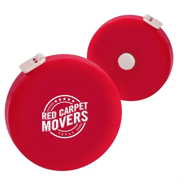 5' round tape measure with PVC ruler and ABS plastic case.... from ASI 63549 Jornik Manufacturing Corp