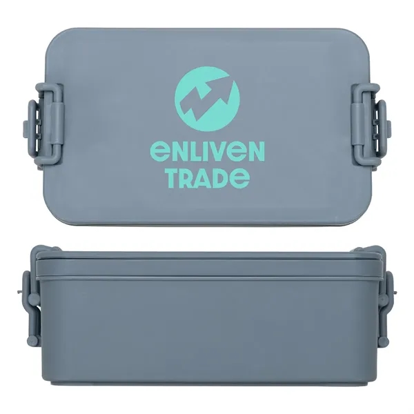 Stackable Lunch Box With Utensils... from ASI 36730 Ariel Premium Supply Inc