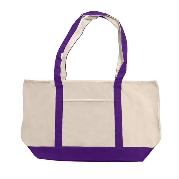 The Canvas Traveler Tote Bag with a generous 6.5" gusset.... from ASI 89955 StrombergBrand / Stromberg