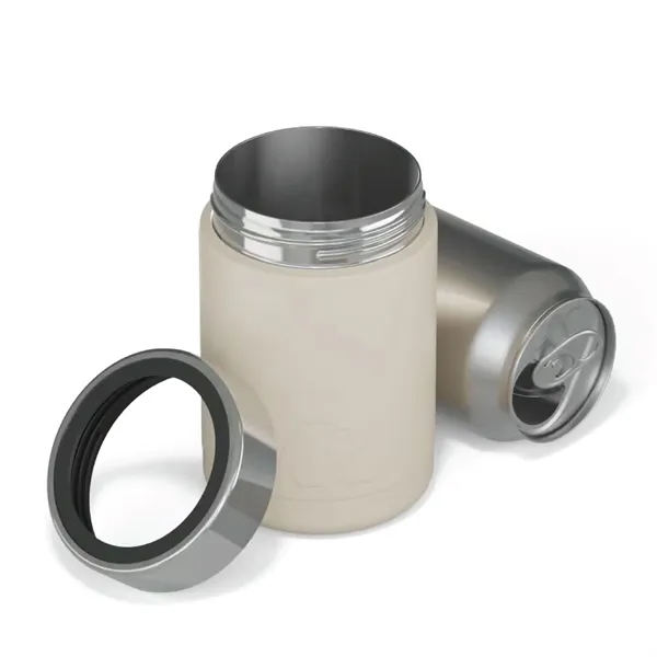 Stainless steel can cooler with double wall vacuum insulation and locking... from ASI 74601 Calico