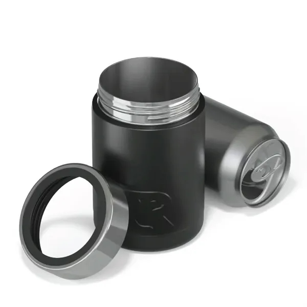 Stainless steel can cooler with double wall vacuum insulation and locking... from ASI 74601 Calico