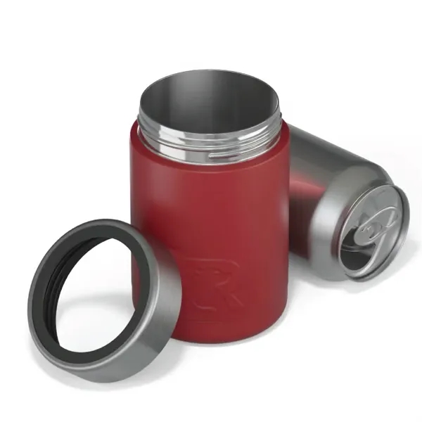 Stainless steel can cooler with double wall vacuum insulation and locking... from ASI 74601 Calico