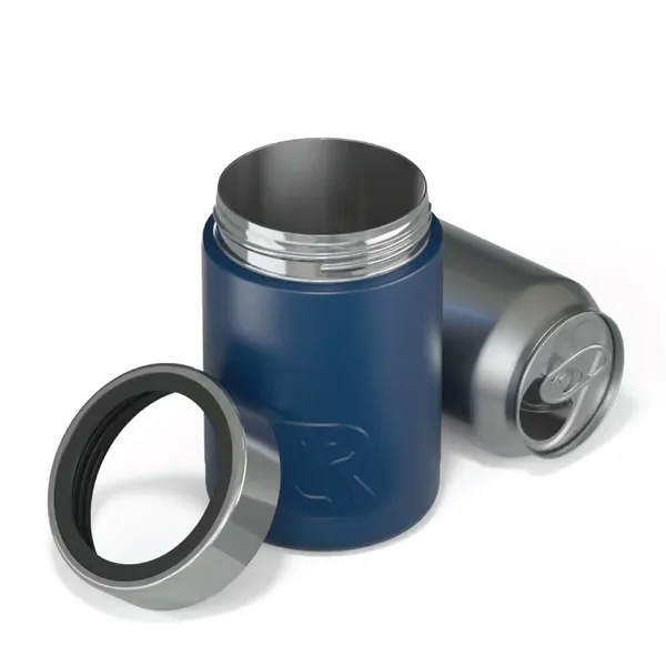 Stainless steel can cooler with double wall vacuum insulation and locking... from ASI 74601 Calico