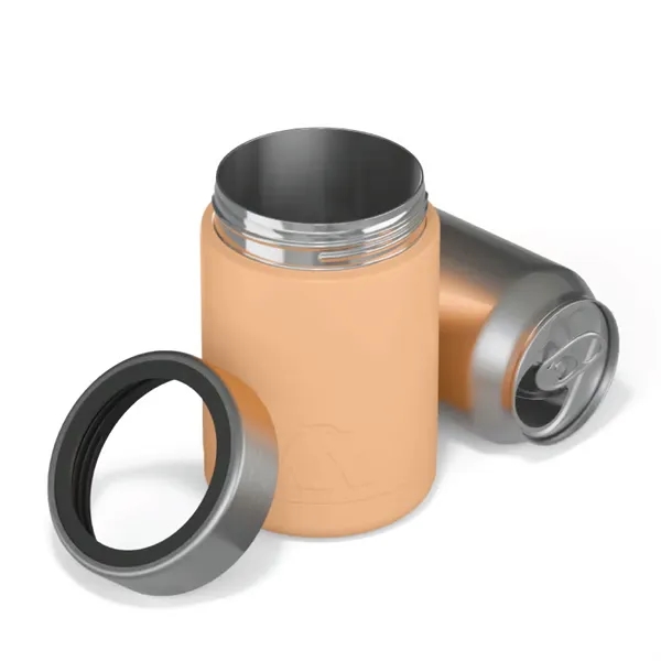 Stainless steel can cooler with double wall vacuum insulation and locking... from ASI 74601 Calico