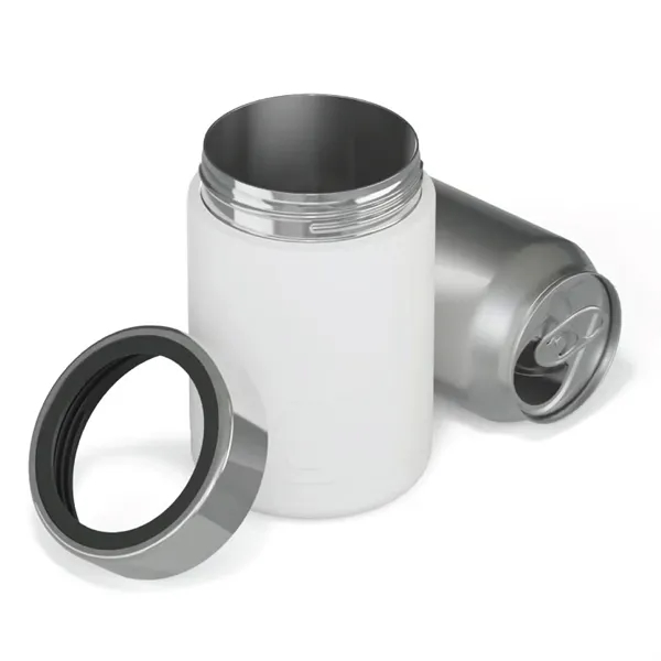Stainless steel can cooler with double wall vacuum insulation and locking... from ASI 74601 Calico