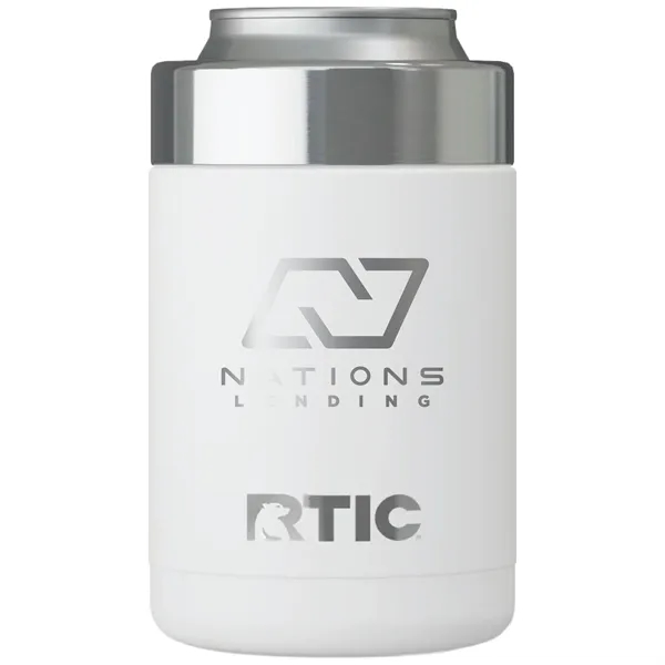 Stainless steel can cooler with double wall vacuum insulation and locking... from ASI 74601 Calico