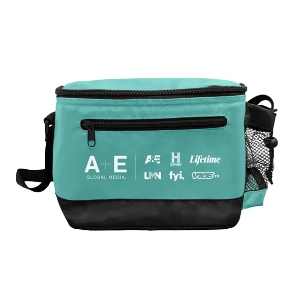 The Chiller Six-Pack Insulated Cooler Lunch Bag with a front zippered... from ASI 89955 StrombergBrand / Stromberg