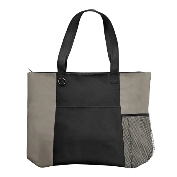 The Mariner Zippered Boat Tote Bag; features a front pocket and... from ASI 89955 StrombergBrand / Stromberg