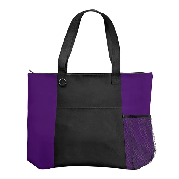 The Mariner Zippered Boat Tote Bag; features a front pocket and... from ASI 89955 StrombergBrand / Stromberg
