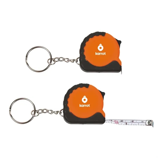 39" tape measure with keychain, self-lock release, rubber bottom and easy... from ASI 63549 Jornik Manufacturing Corp
