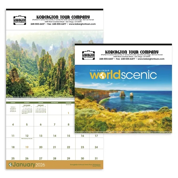 World Scenic... from ASI 40480 Koozie Group / Norwood Triumph Calendar