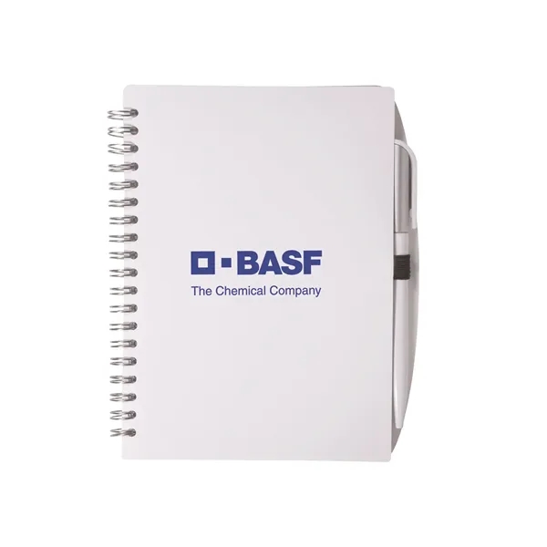 Spiral notebook with flexible translucent polypropylene cover, 80 unlined sheets, elastic... from ASI 79530 Prime Line