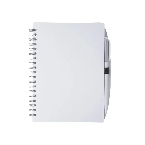 Spiral notebook with flexible translucent polypropylene cover, 80 unlined sheets, elastic... from ASI 79530 Prime Line