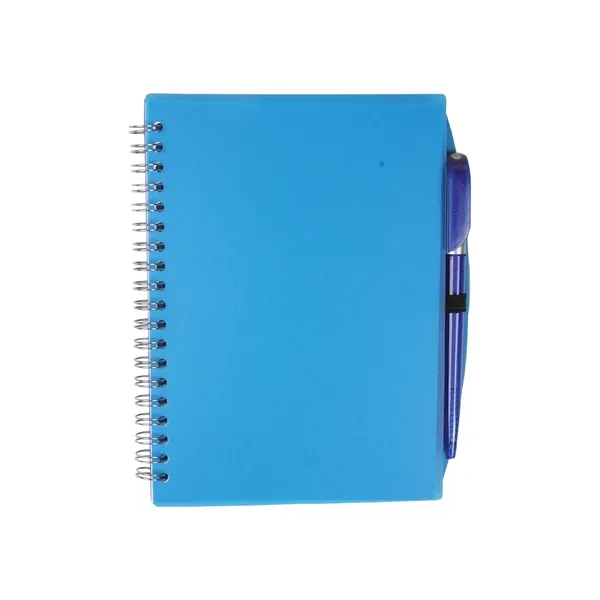 Spiral notebook with flexible translucent polypropylene cover, 80 unlined sheets, elastic... from ASI 79530 Prime Line