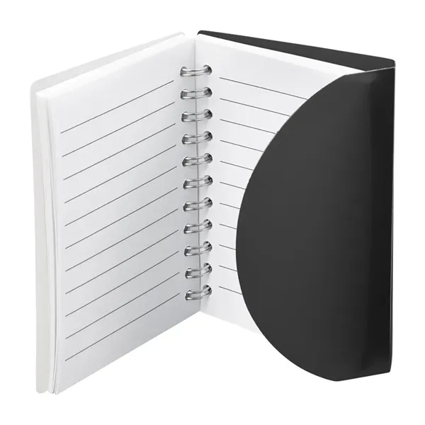 Small wire-bound notebook with flexible fold-over cover, tab-style closure and 60... from ASI 79530 Prime Line