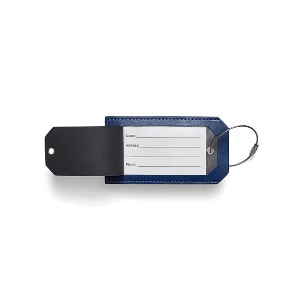 4.33" x 2.36" x 0.125" thermo polyurethane Venezia Sightseer luggage tag... from ASI 79530 Prime Line
