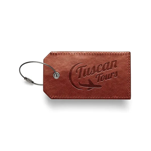 4.33" x 2.36" x 0.125" thermo polyurethane Venezia Sightseer luggage tag... from ASI 79530 Prime Line