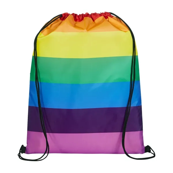 Cinch up backpack with rainbow design.... from ASI 79530 Prime Line