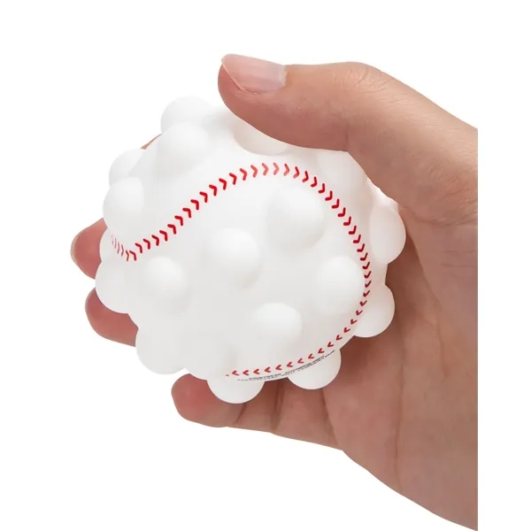 Baseball Shape Push Pop Fidget Sensory Toy... from ASI 79530 Prime Line