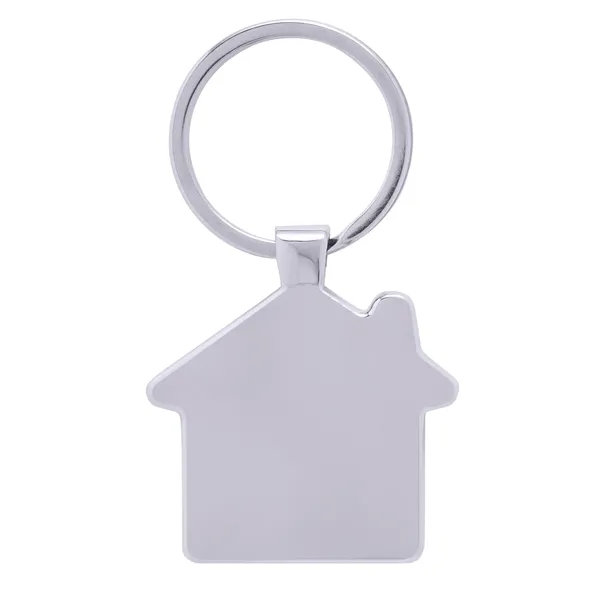 Bamboo & Metal House Keychain... from ASI 79530 Prime Line