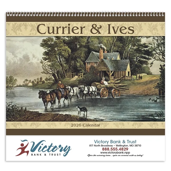 Currier & Ives - Spiral... from ASI 40480 Koozie Group / Norwood Triumph Calendar