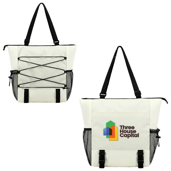 600D Ripstop and Washed Nylon Zippered Tote Bag... from ASI 36730 Ariel Premium Supply Inc