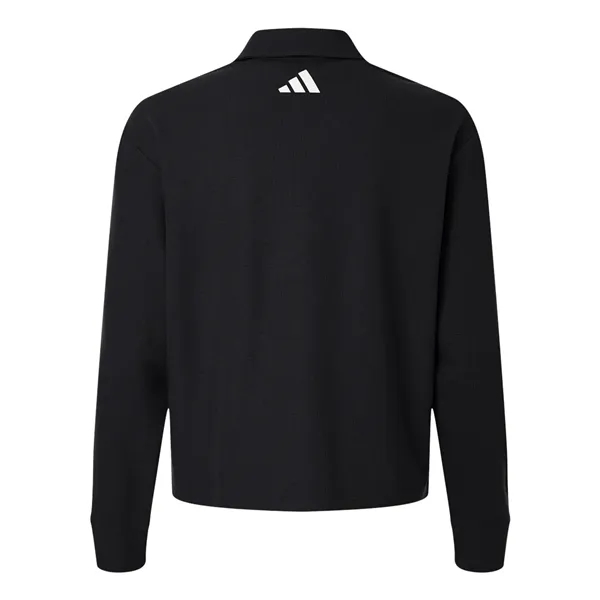 Adidas Women's Beyond Long Sleeve Loose Polo... from ASI 84358 S&S Activewear