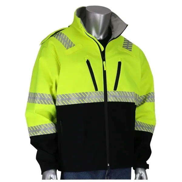 Class 3 Ripstop Softshell Black Bottom Jacket... from ASI 89320 Starline USA Inc