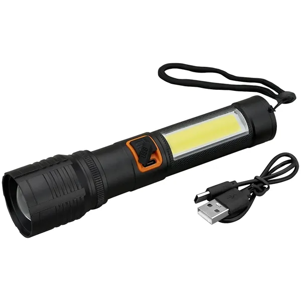 Rechargeable 10W P50/COB Flashlight... from ASI 89320 Starline USA Inc