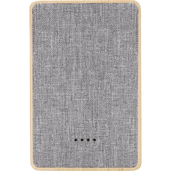 Dual Port Bamboo/rPET Powerbank 5,000mAh... from ASI 89320 Starline USA Inc