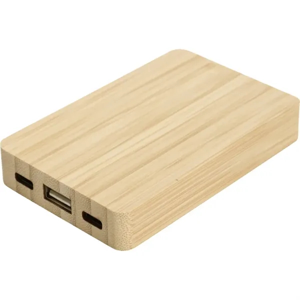 Dual Port Bamboo/rPET Powerbank 5,000mAh... from ASI 89320 Starline USA Inc