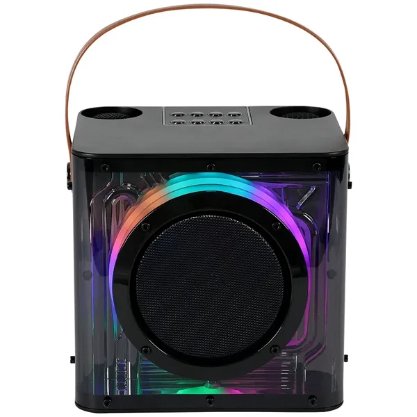 15W Karaoke Wireless Speaker with 2 Mics... from ASI 89320 Starline USA Inc