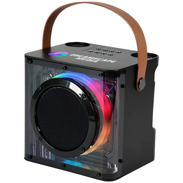 15W Karaoke Wireless Speaker with 2 Mics... from ASI 89320 Starline USA Inc