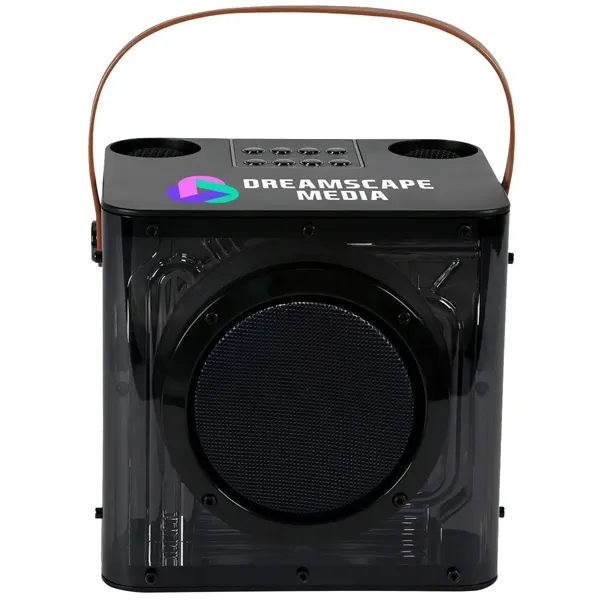 15W Karaoke Wireless Speaker with 2 Mics... from ASI 89320 Starline USA Inc