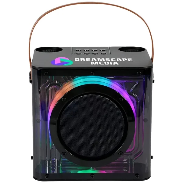 15W Karaoke Wireless Speaker with 2 Mics... from ASI 89320 Starline USA Inc