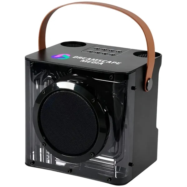 15W Karaoke Wireless Speaker with 2 Mics... from ASI 89320 Starline USA Inc