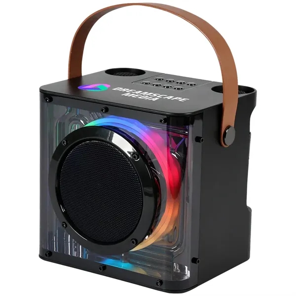 15W Karaoke Wireless Speaker with 2 Mics... from ASI 89320 Starline USA Inc