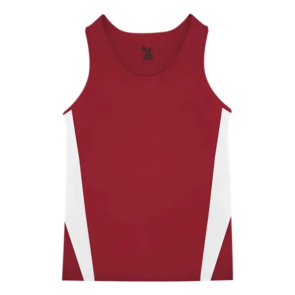 Youth singlet made of 100% polyester with contrast side inserts, moisture... from ASI 84358 S&S Activewear