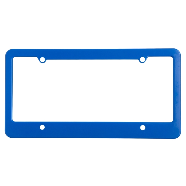 License plate frame. 4 holes with straight bottom.... from ASI 52840 Evans Manufacturing