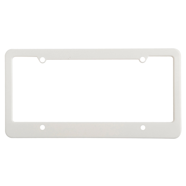 License plate frame. 4 holes with straight bottom.... from ASI 52840 Evans Manufacturing
