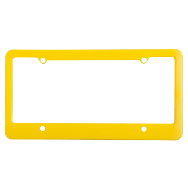 License plate frame. 4 holes with straight bottom.... from ASI 52840 Evans Manufacturing