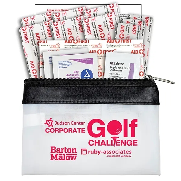 14 Piece First Aid Kit in Colorful Zipper Vinyl Pouch... from ASI 62660 Innovation Line