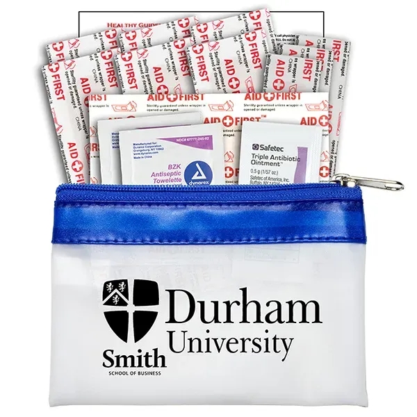 14 Piece First Aid Kit in Colorful Zipper Vinyl Pouch... from ASI 62660 Innovation Line