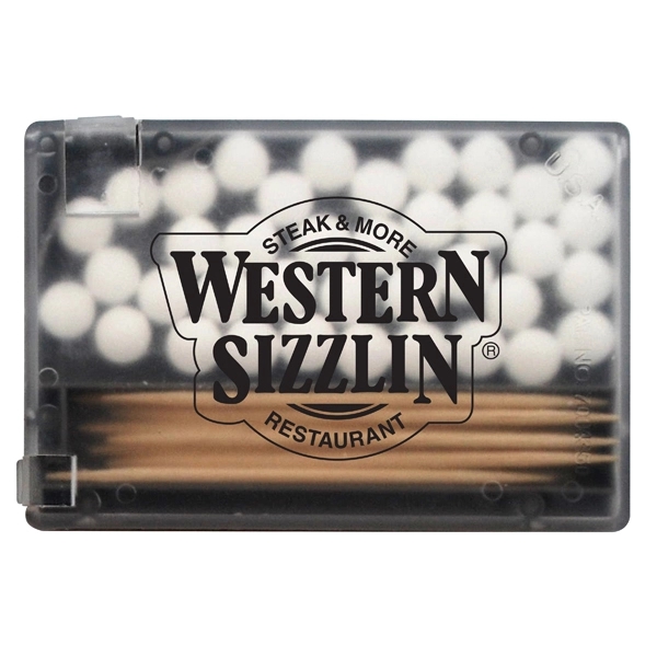 Rectangle shaped container with toothpicks and mints.... from ASI 90807 Tekweld