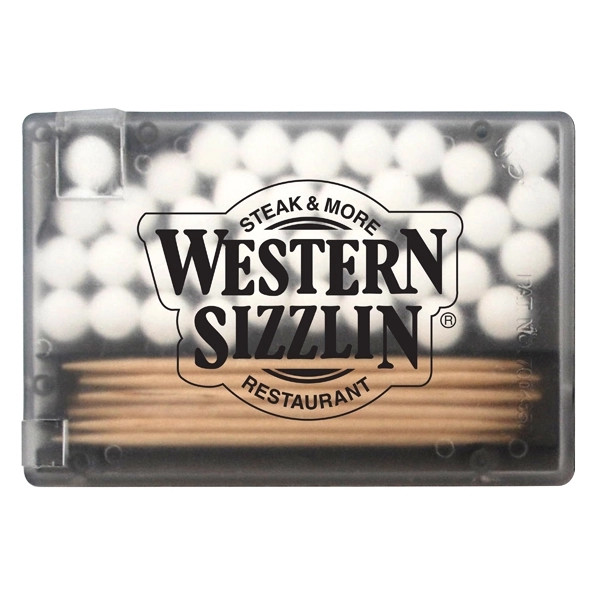 Rectangle shaped container with toothpicks and mints.... from ASI 90807 Tekweld