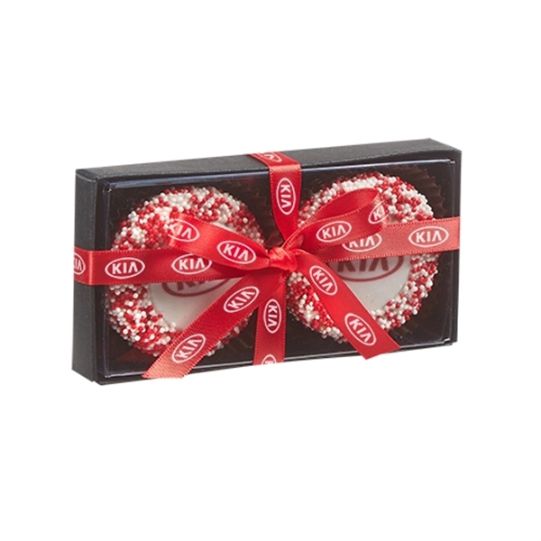Elegant Belgian Chocolate Custom Oreo® 2 way Gift Box.... from ASI 71685 Midnite Snax®