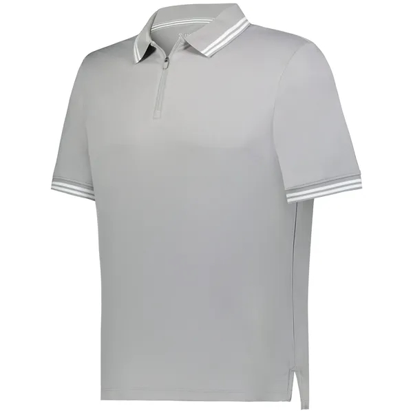Moisture wicking adult size polo with zippered placket.... from ASI 37461 Augusta Sportswear / Holloway Sportswear